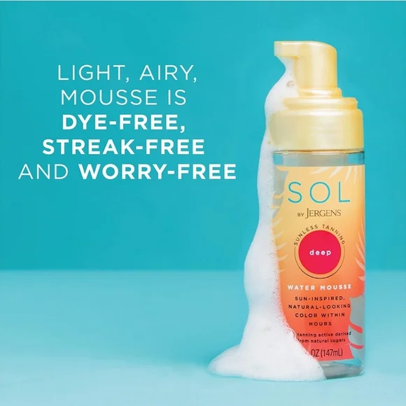 Sol by Jergens Sunless Tanning Mousse & Mitt (NEW) - Picture 4 of 9